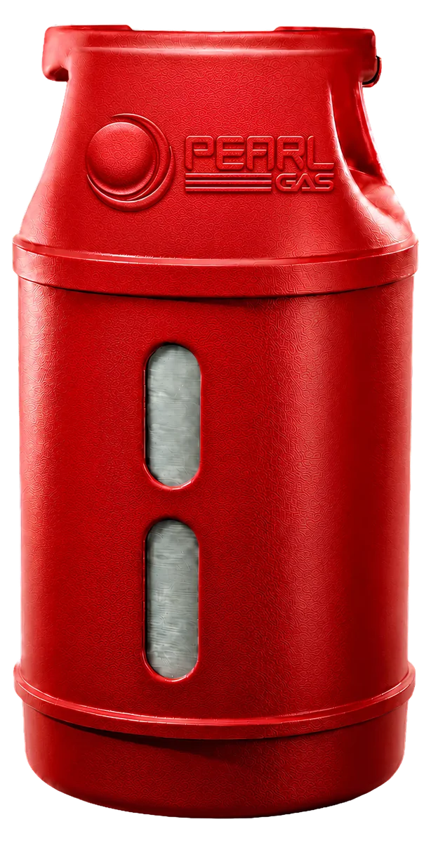 Pearl Gas branded composite cylinder