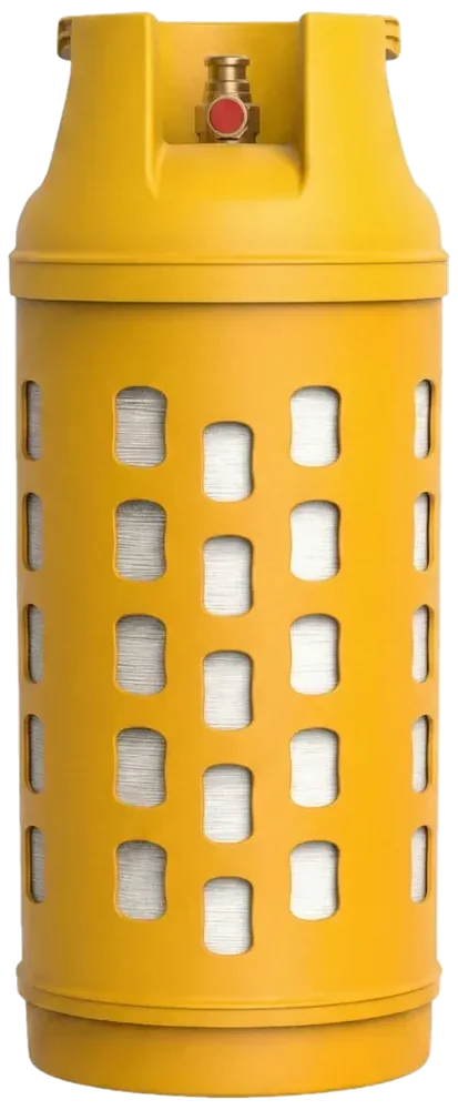 Your brand on a BGC cylinder